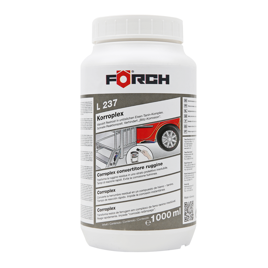 Coroplex Pachet 2 bucati Inhibitor rugina, Forch Korroplex L237, solutie de neutralizare a ruginii, gramaj 1 litru [2]