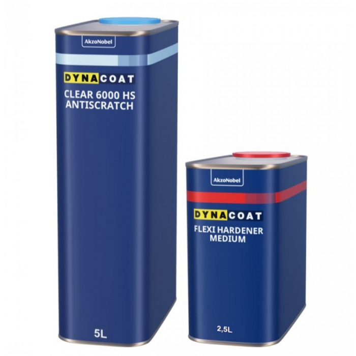 Pachet lac auto 2:1, Dynacoat 6000 HS Antiscratch, cantitate 5 litri + 2.5 litri intaritor [1]