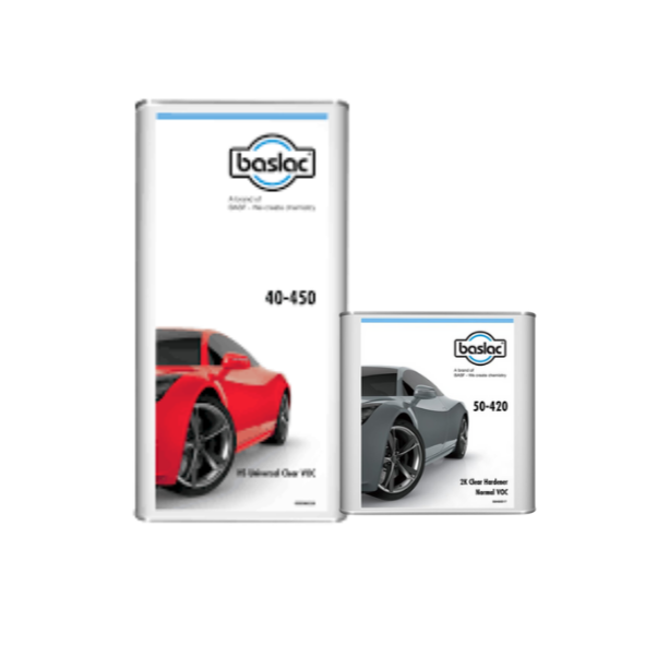 Pachet lac auto, Baslac 40-450 HS 2:1, gramaj 1 / 5 litri lac + 0.5 / 2.5 litri intaritor [1]