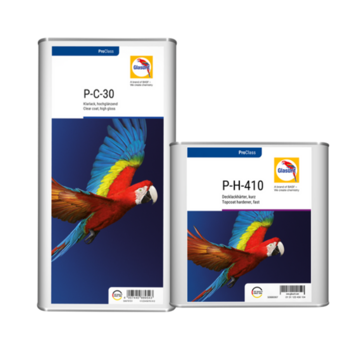 Pachet lac auto, Glasurit P-C-30, HighGloss 2:1, gramaj 1 litru / 5 litri + intaritor [2]