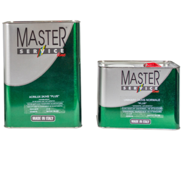 Pachet lac auto HS 2:1, Master Service PLUS, cantitate 1 / 5 litri lac + 0.5 / 2.5 litri intaritor [2]