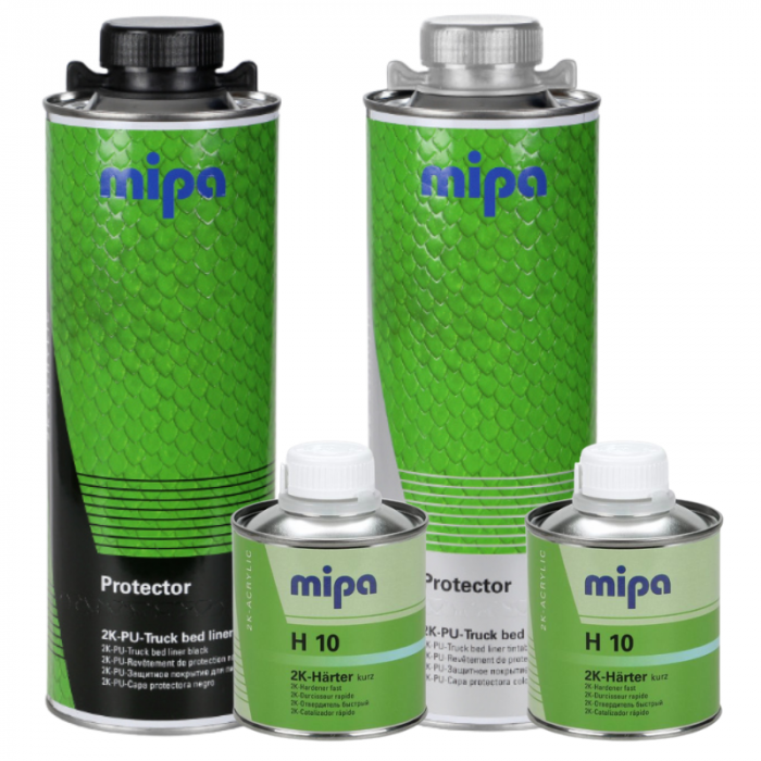 Vopsea heavy duty antizgarieturi, Mipa Protector, culoare la alegere, gramaj 750 grame + 250 grame intaritor [1]