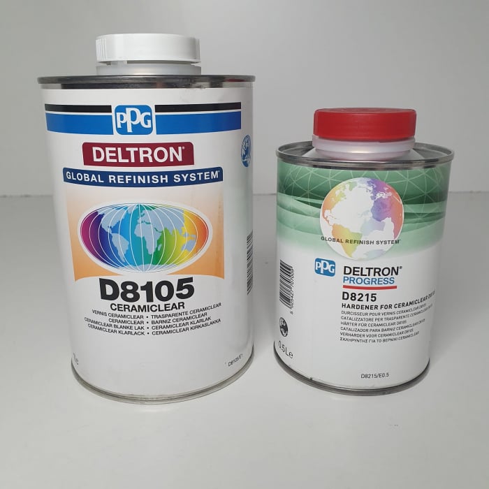 Pachet lac + intaritor, PPG D8105, Deltron Ceramic CeramiClear®, cantitate 1 litru [2]