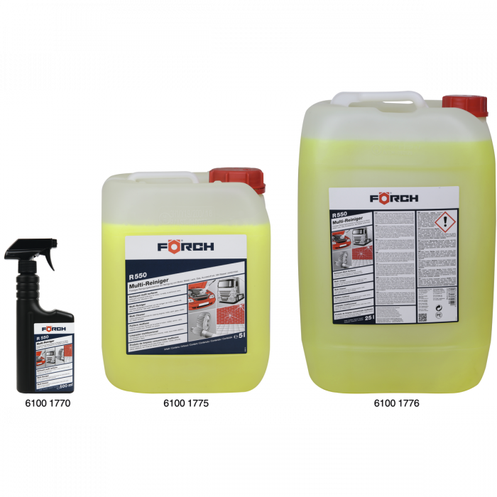 Solutie concentrata pentru curatarea suprafetelor, Forch R550, indepartarea uleiurilor şi grăsimilor, cantitate 0.5/5/25 litri [1]