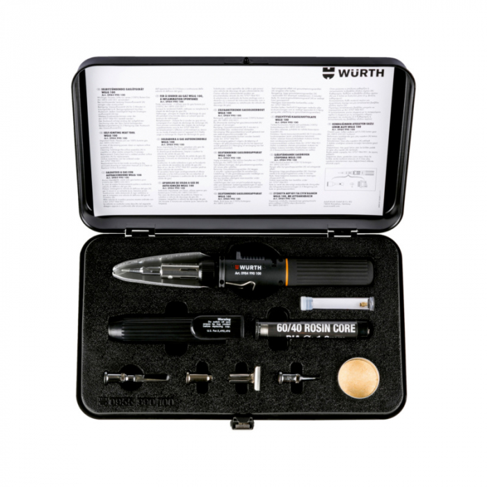 Pistol de lipit, WURTH 984 990 100, cu gaz, putere 100W, temperatura max 1300 grade celsius [2]