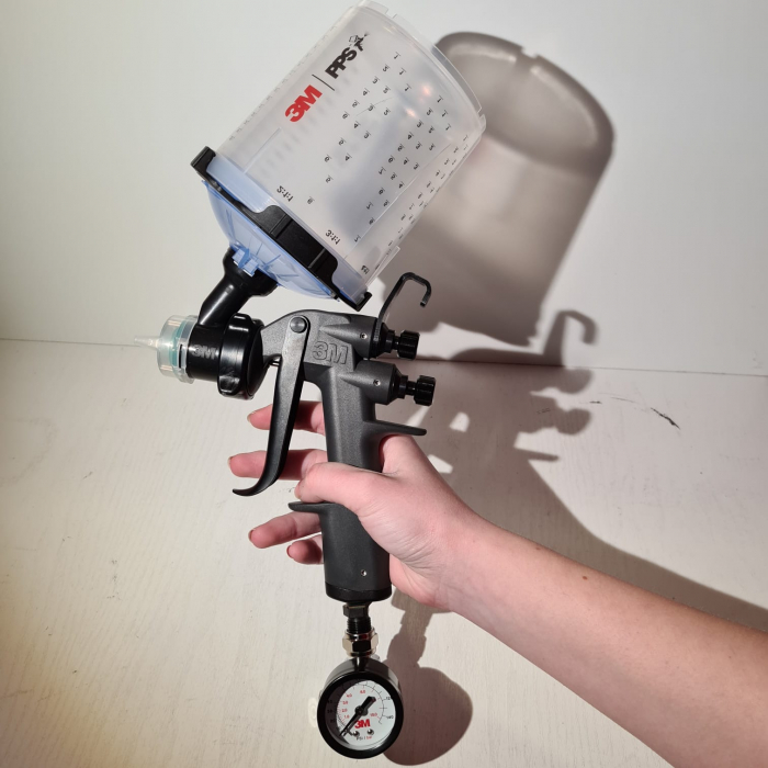 Pistol de vopsit, 3M Accuspray PPS 2.0 26832, contine pistol de vopsit, manometru, cana refolosibila, duza la alegere [2]