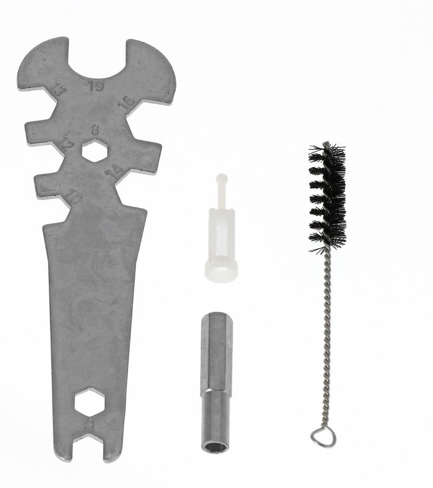 Pistol de vopsit, Airpress 45103 HP, cupa plastic 600 ml, duza la alegere, consum aer incepand cu 99 l/min [7]