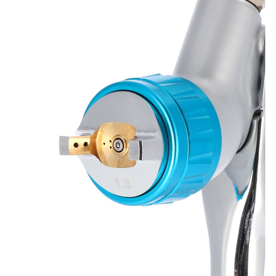 Pistol de vopsit, Airpress 45194 LVMP, cupa plastic 600 ml, duza la alegere, consum aer incepand cu 114 l/min [4]