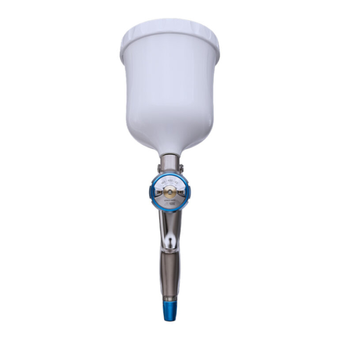 Pistol de vopsit, Anest Iwata Pininfarina WS-400 Base Seria 2.1 (reglaje albastru) - vopsea pe baza de apa, cana 600 ml [2]