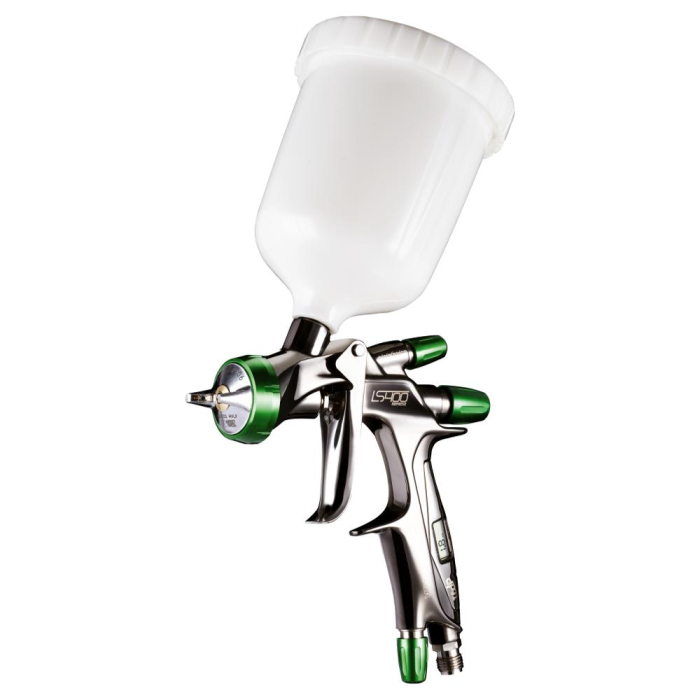 Pistol de vopsit, Anest Iwata Pininfarina LS-400 Base Seria 2 Digital, Pro Set - cutie carton, cana 600 ml [1]