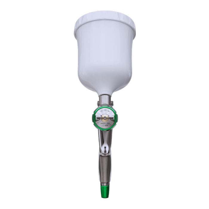 Pistol de vopsit, Anest Iwata Pininfarina LS-400 Base Seria 2.1 (reglaje verde) - vopsea pe baza de solvent, cana 600 ml [3]