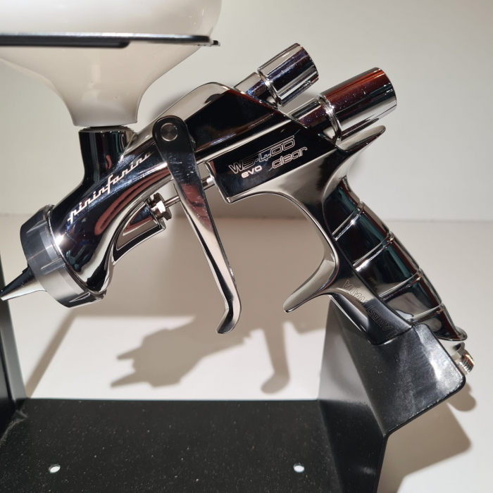 Pistol de vopsit Anest Iwata Pininfarina WS-400 Evo Clear, Master Kit - valiza, cana 600 ml, regulator presiune AFV-2 [8]