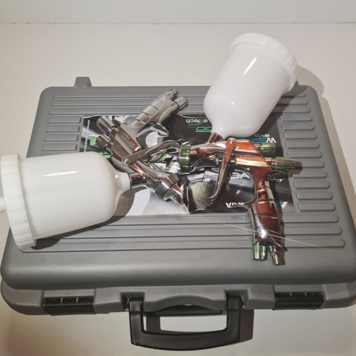 Pistol de vopsit, Anest Iwata SuperKit, 2 x Supernova WS400 Evo Clear 1