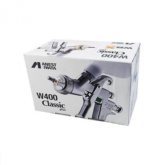 Pistol de vopsit, Anest Iwata W-400 Classic Plus Universal, cupa plastic 600 ml, duza la alegere [2]