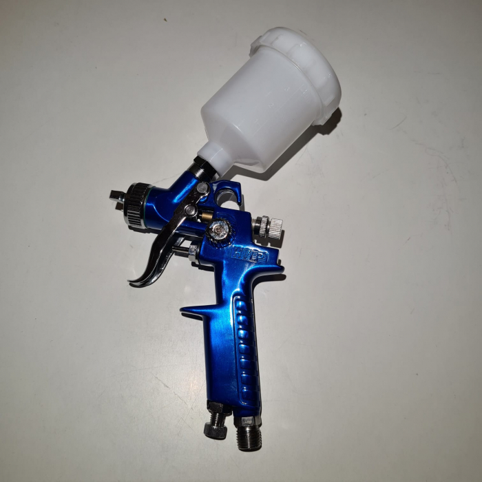 Pistol de vopsit pentru retus, DD Cars MINI H-2000, consum aer 90 - 140 l/min, cana 125 ml [3]