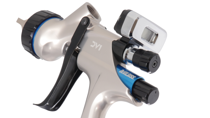 Pistol de vopsit DeVilbiss DV1 VOPSEA (DIGITAL), cupa plastic 600 ml, duza la alegere, consum aer incepand cu 300 l/min [5]