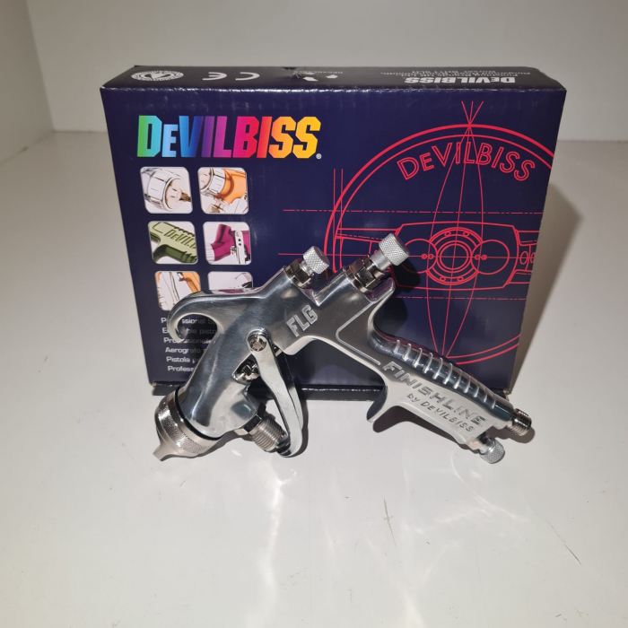 Pistol de vopsit cu prezurizare, DeVilbiss FLG-P5, duza la alegere, consum aer 277 l/min [3]