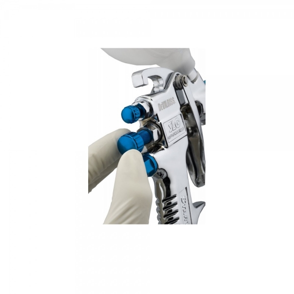 Pistol de vopsit DeVilbiss SLG-620 “Starting Line”, cupa plastic 600 ml, duza la alegere 1.3 mm / 1.8 mm / 2.5 mm, consum aer 250 l/min [4]