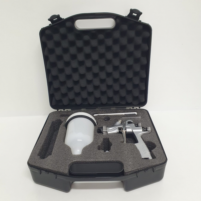 Pistol de vopsit, Finixa SPG 800, cupa plastic 600 ml, consum aer 280 l/min pentru Vopsea, duza 1.3 mm [2]