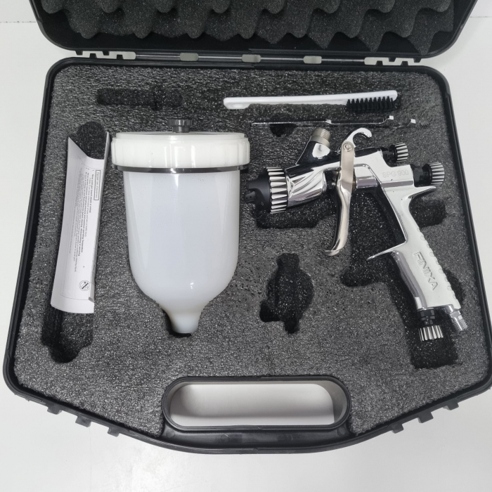 Pistol de vopsit Finixa SPG 900, cupa plastic 600 ml, consum aer 280 l/min pentru Lac, duza 1.3 mm [2]