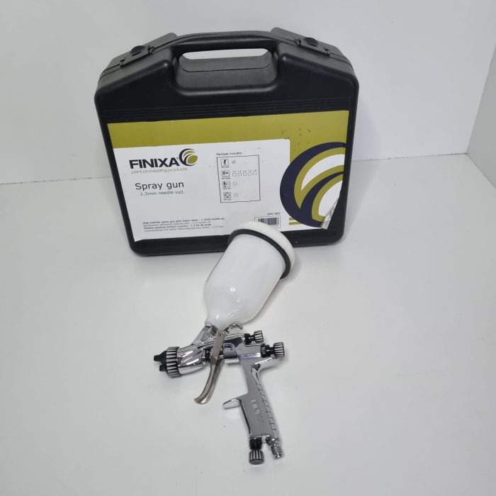 Pistol de vopsit Finixa SPG 900, cupa plastic 600 ml, consum aer 280 l/min pentru Lac, duza 1.3 mm [3]