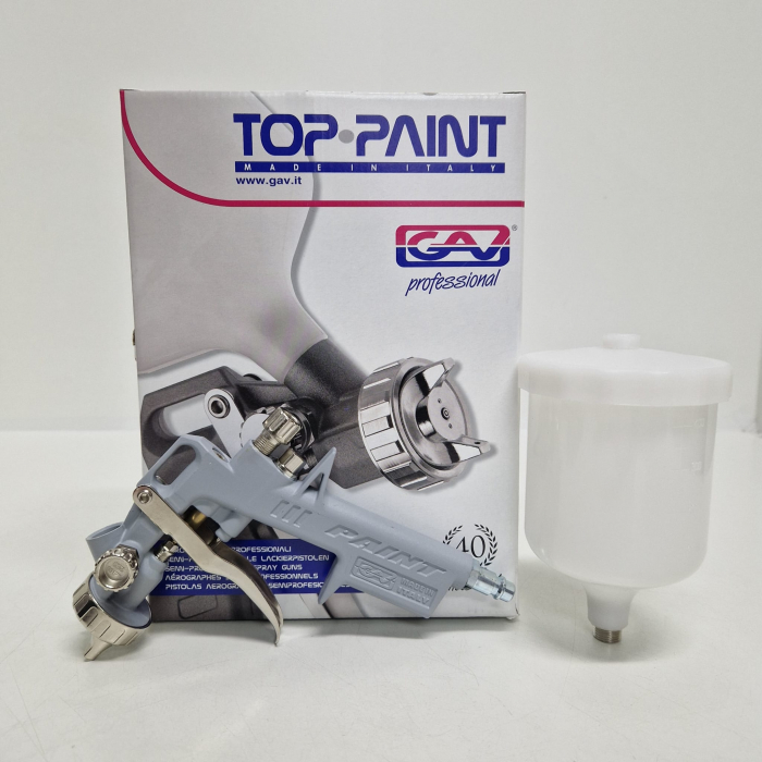 Pistol de vopsit, GAV 162A, cupa plastic 600 ml, duza la alegere, consum aer incepand cu 100 l/min [5]