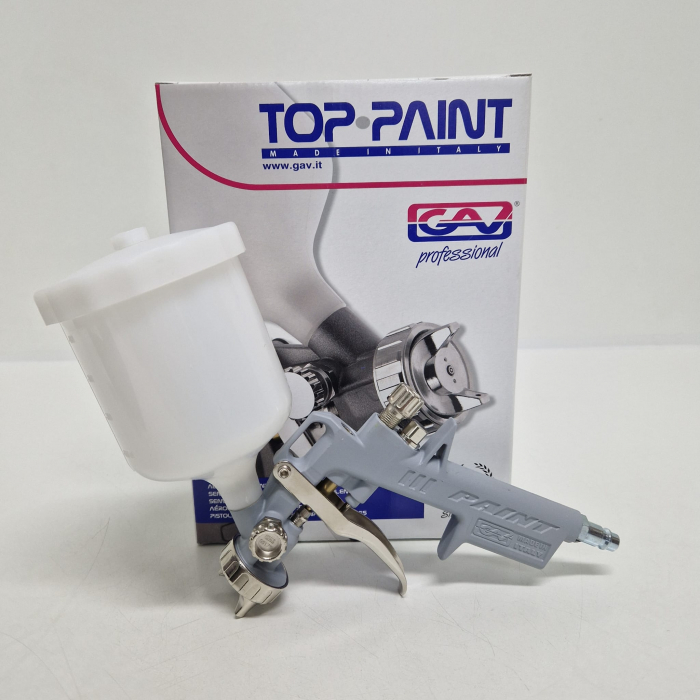 Pistol de vopsit, GAV 162A, cupa plastic 600 ml, duza la alegere, consum aer incepand cu 100 l/min [3]