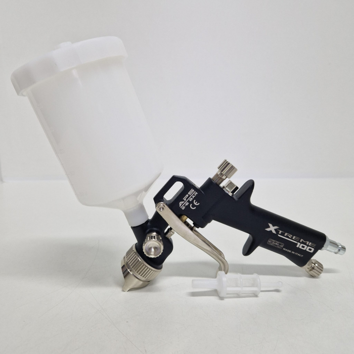 Pistol de vopsit, GAV EXTREME, cupa plastic 600 ml, duza la alegere, consum aer incepand cu 150 l/min [2]