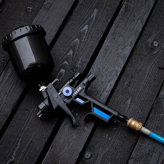 Pistol de vopsit, Italco Gloss2 LVMP, cupa plastic 600 ml, duza 1.3 mm, consum aer incepand cu 250 l/min [2]