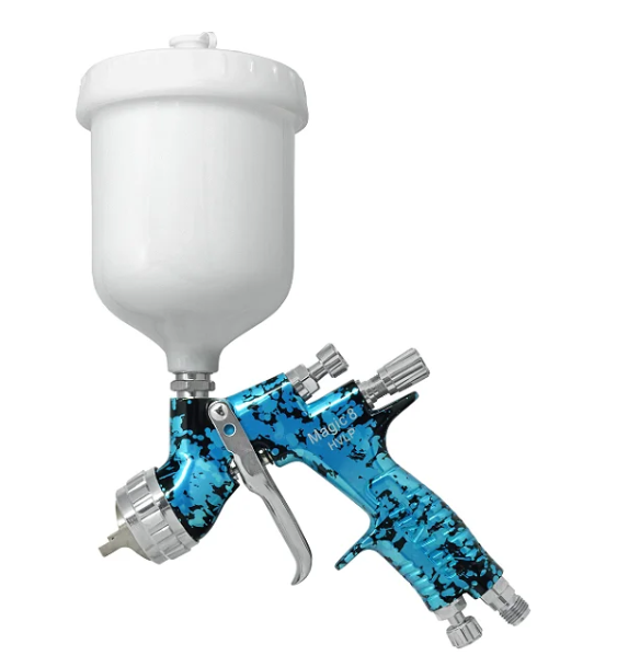 Pistol de vopsit, Italco Magic8 LVMP, cupa plastic 600 ml, duza 1.3 mm, consum aer incepand cu 250 l/min [2]