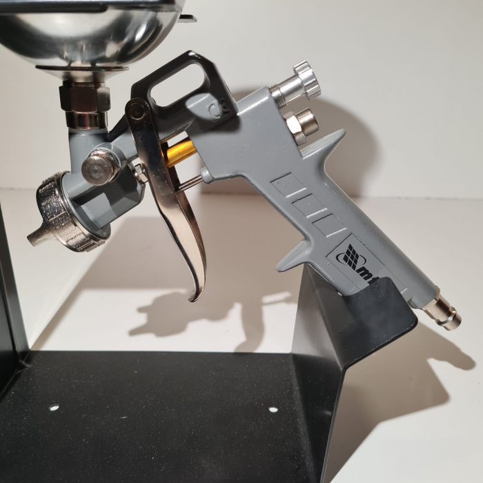 Pistol de vopsit, Matrix 573149, cana metalica 600 ml, duza 1.2, 1.5 si 1.8 mm, consum aer 75 - 230 l/min [8]