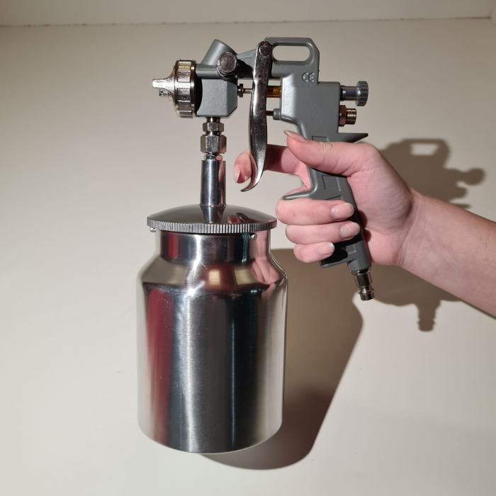 Pistol de vopsit Matrix, cana jos metalica 1 litru [3]