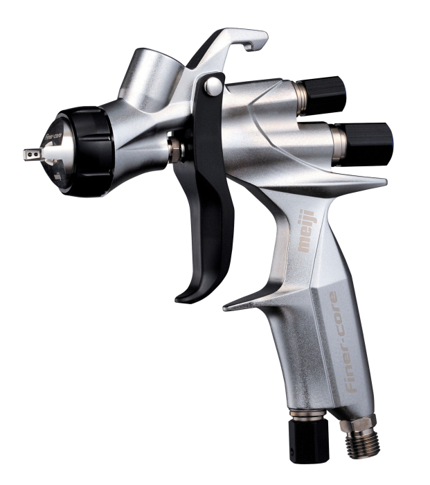 Pistol de vopsit, Meiji Finer-Core, cupa plastic 600 ml, duza 1.3 mm, consum aer incepand cu 300 l/min [3]