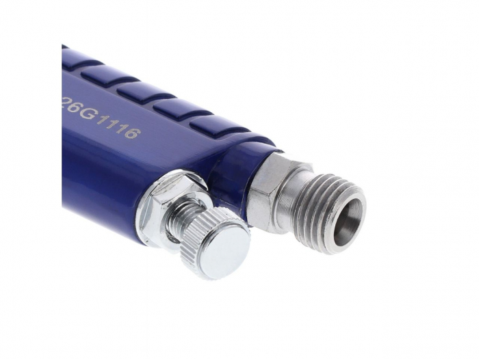 Pistol de vopsit pentru retus, Airpress 45102, cana plastic 125 ml, duza la alegere, consum aer 29-99 l/min [7]