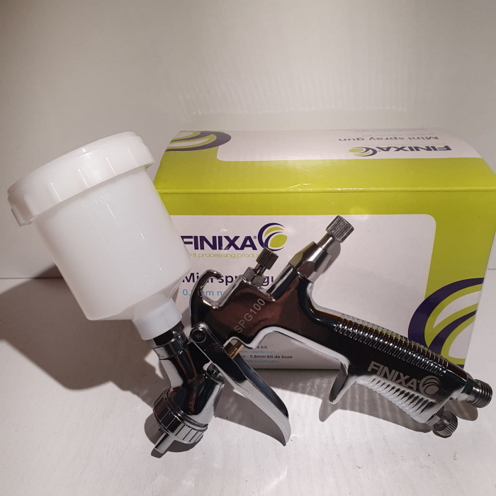Pistol de vopsit pentru retus, Finixa SPG 100, cupa plastic 100 ml, consum aer 75 l/min [4]