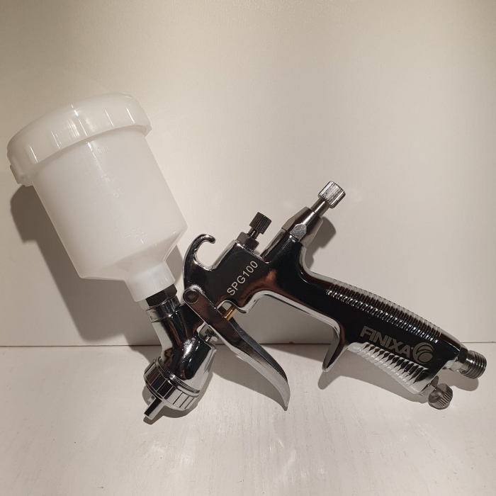 Pistol de vopsit pentru retus, Finixa SPG 100, cupa plastic 100 ml, consum aer 75 l/min [2]