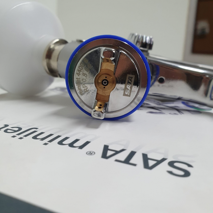 Pistol de vopsit pentru retus, SATAminijet 4400 B RP, duza SR, cupa plastic 125 ml, duza la alegere [5]