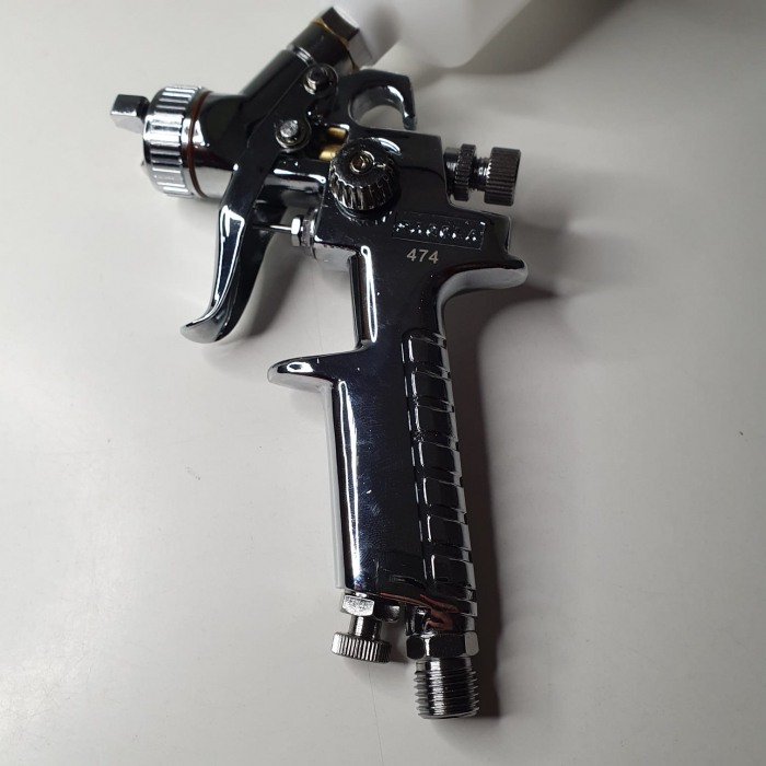 Pistol de vopsit pentru retus, Spray Gun 474, cupa plastic 125 ml, consum aer de la 45 l/min [6]