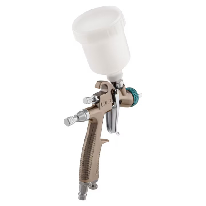 Pistol de vopsit pentru retus, STELS 573697, cana plastic 120 ml, duza 0.8 mm , consum aer 168 l/min [6]