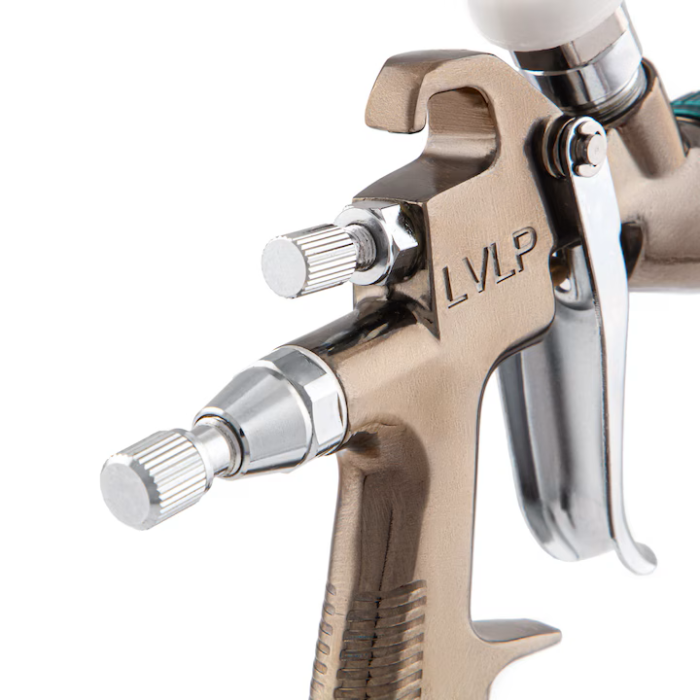Pistol de vopsit pentru retus, STELS 573697, cana plastic 120 ml, duza 0.8 mm , consum aer 168 l/min [2]
