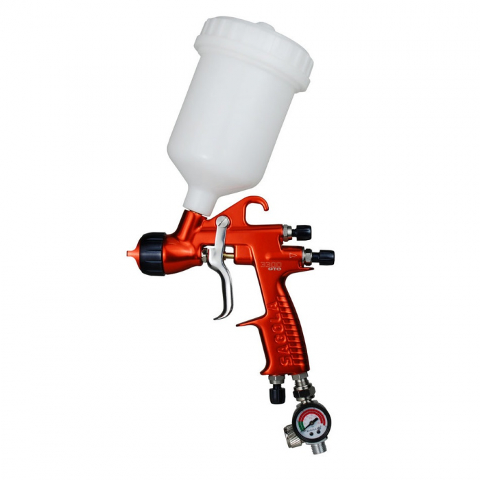 Pistol de vopsit Sagola 3300 GTO Car Tech LAC + Manometru [16]