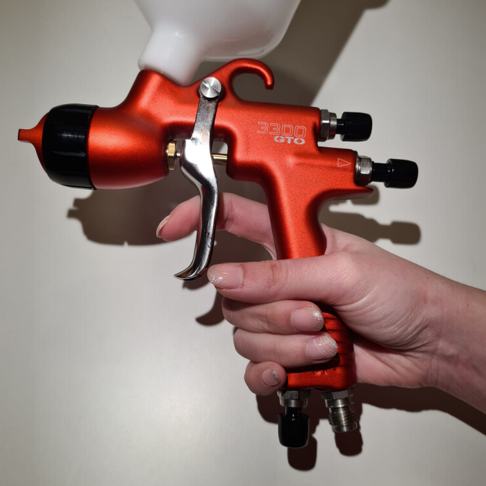 Pistol de vopsit Sagola 3300 GTO Car Tech LAC + Manometru [13]