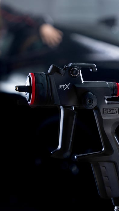Pistol de vopsit, SATAjet® Jet X Digital Ready, model HVLP pentru vopsea ori RP pentru lac, duza la alegere (fara cana) [6]