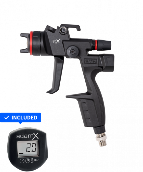 Pistol de vopsit, SATAjet® Jet X Digital Ready, model HVLP pentru vopsea ori RP pentru lac, duza la alegere (fara cana) [1]