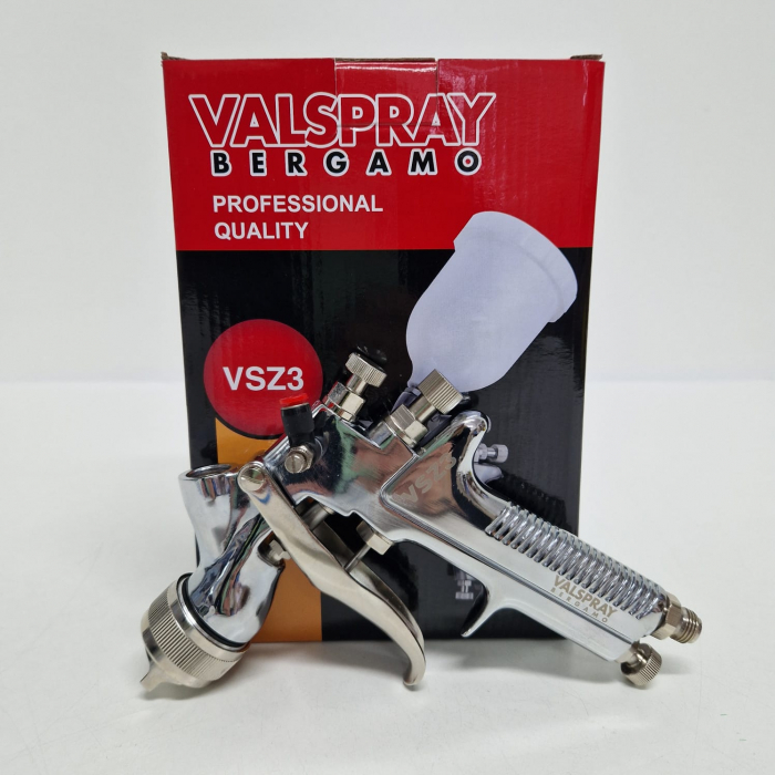 Pistol de vopsit, VB Italia VSZ3, consum aer 368 l/min, cana sus presurizata 600 ml, duza la alegere [3]