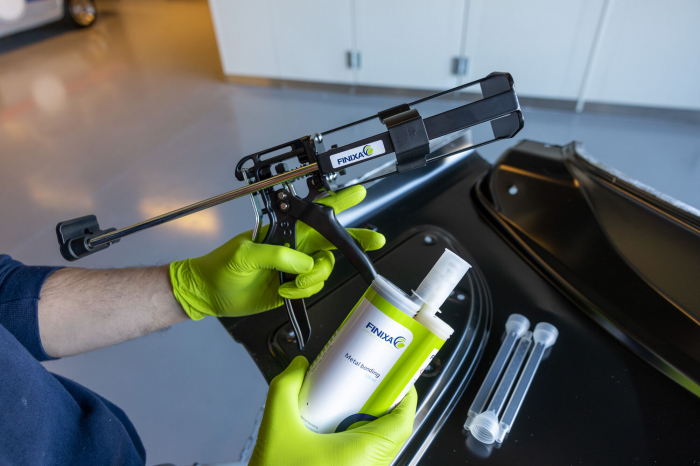 Pistol manual, Finixa PLI 60, pentru aplicat adezivi 2K, adeziv epoxidic bicomponent pentru metal [2]