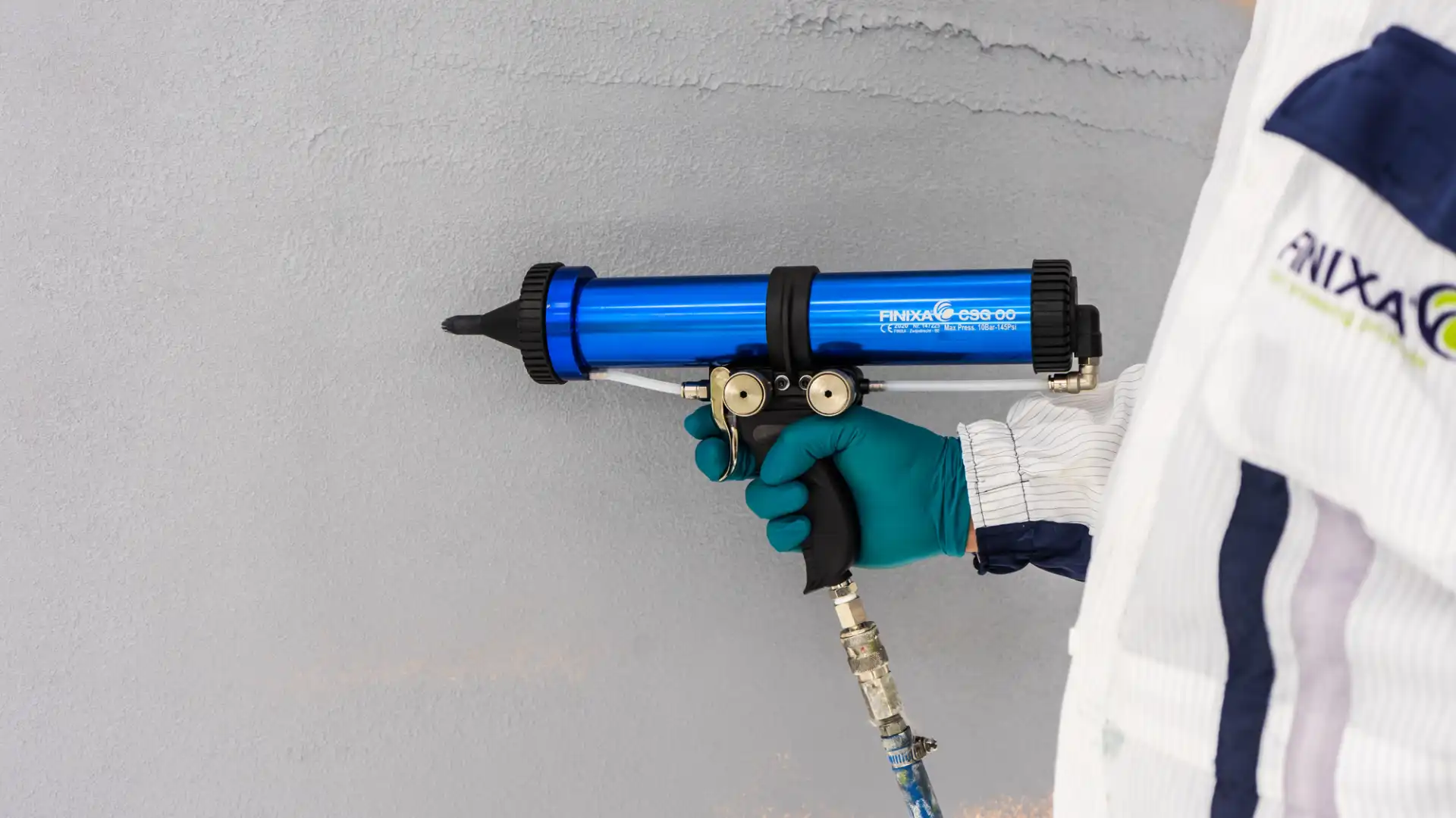 Pistol mastic pneumatic, Finixa CSG, profesional pentru pulverizat masticuri in cartuse [3]