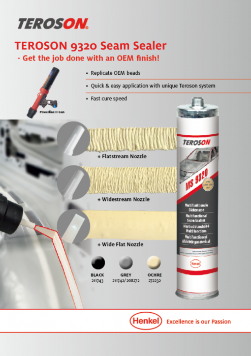 Pistol mastic pneumatic, Henkel POWERLINE II, profesional pentru pulverizat masticuri in cartuse [6]