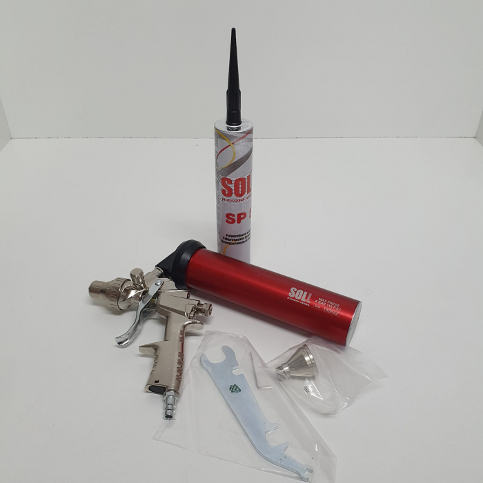 Pistol mastic pneumatic, SOLL SPG, profesional pentru pulverizat masticuri in cartuse [4]