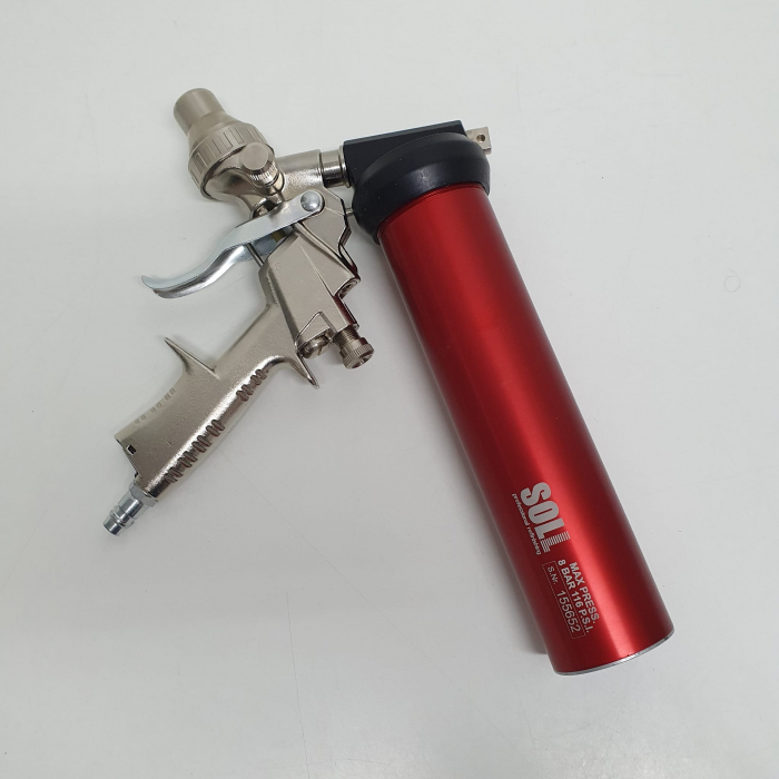 Pachet pistol + mastic, Soll SPG, profesional pentru pulverizat masticu polimer in cartuse + 24 buc mastic Soll SP6 [6]